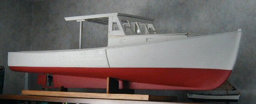 Wooden Lobster Boat Models